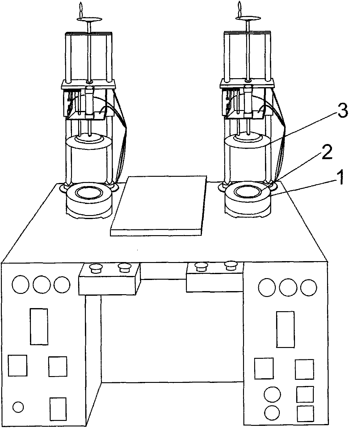 Improved cylinder curling machine