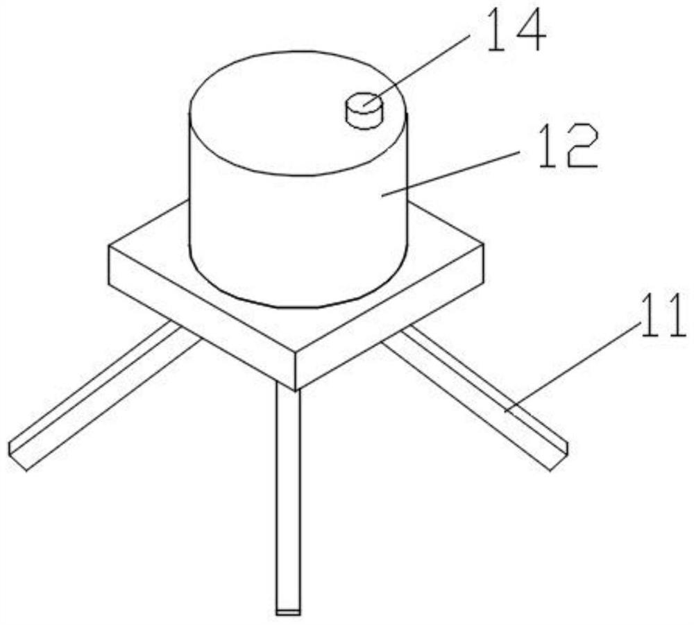 Waste gas dust removal device for carbon material production