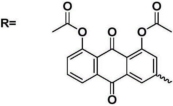 Preparation and medical application of diacerein berberine conjugate