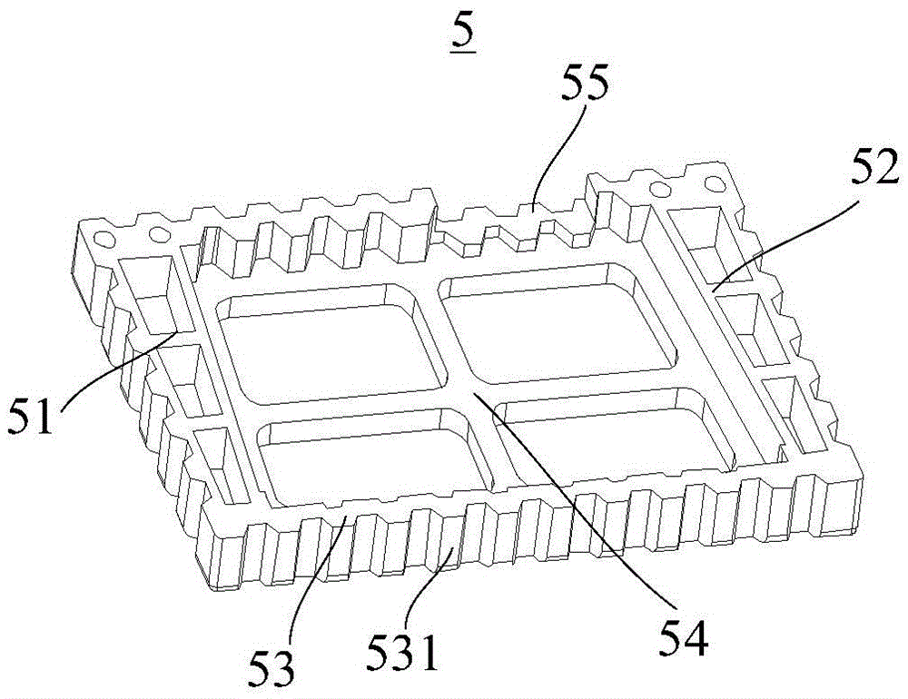 Packaging structure and side-draft type range hood