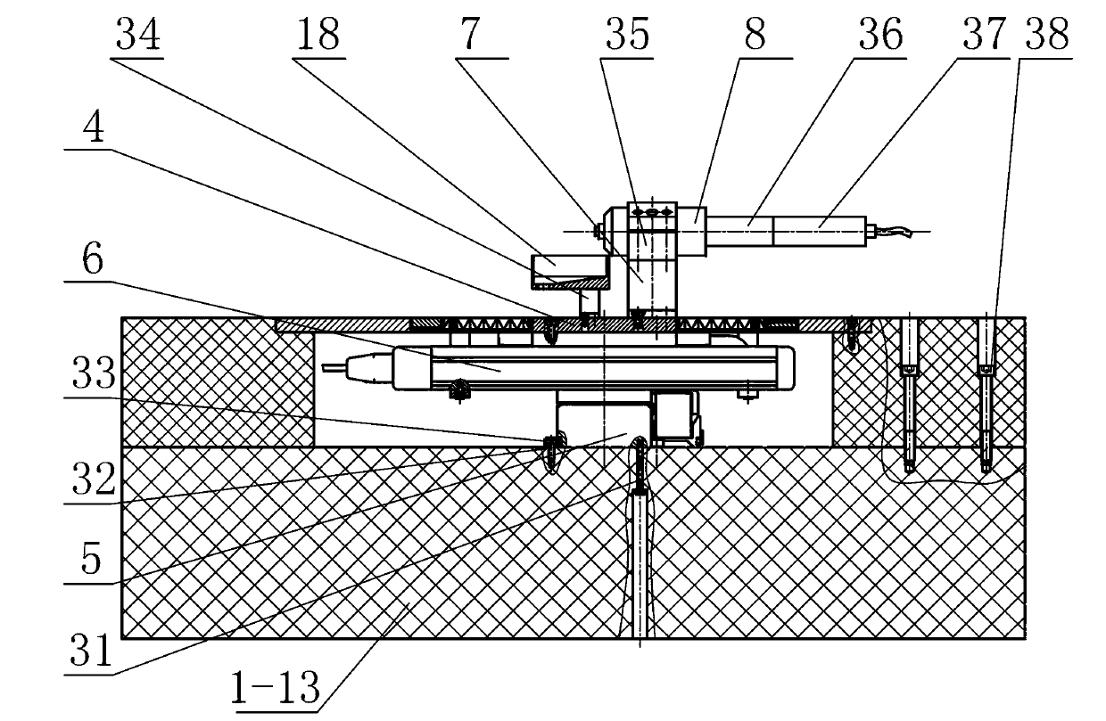 Workpiece shaft numerical control motion platform device for ultraprecision machining