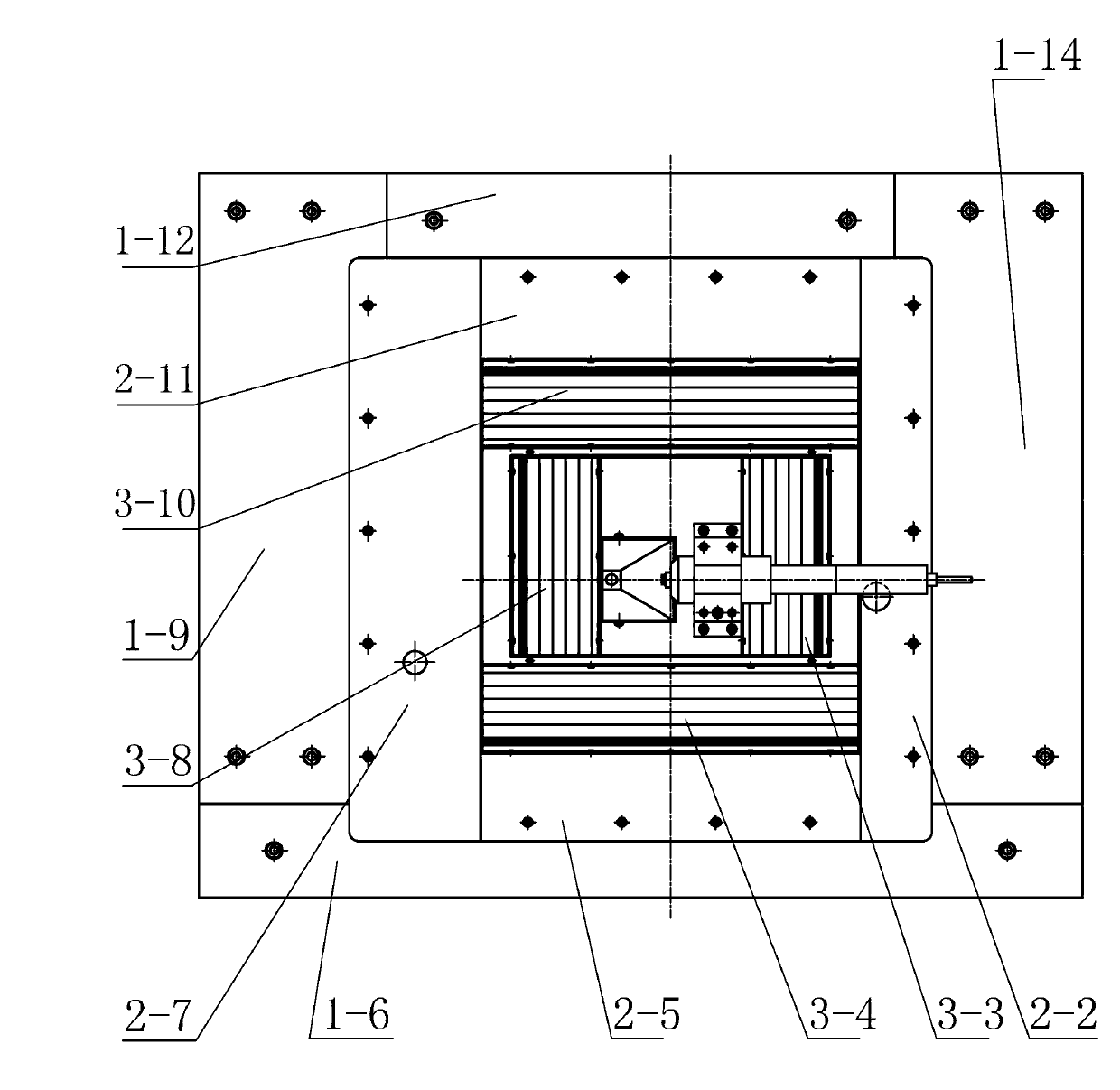 Workpiece shaft numerical control motion platform device for ultraprecision machining