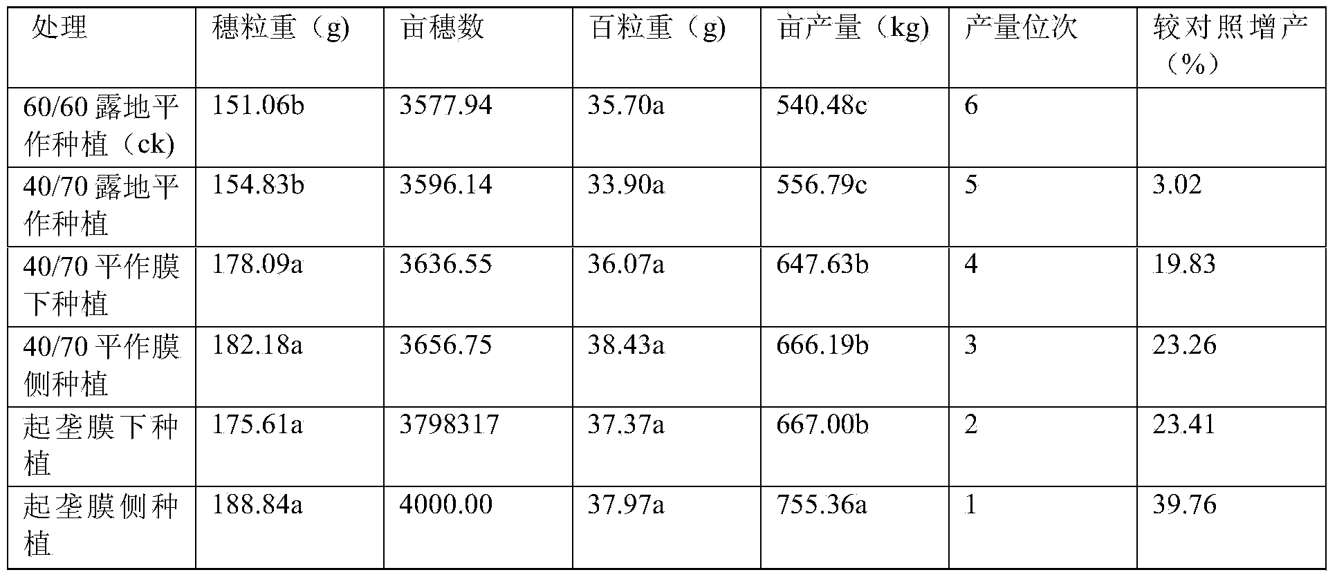 Spring corn planting method in rain-fed dry-farming area of Heilonggang area