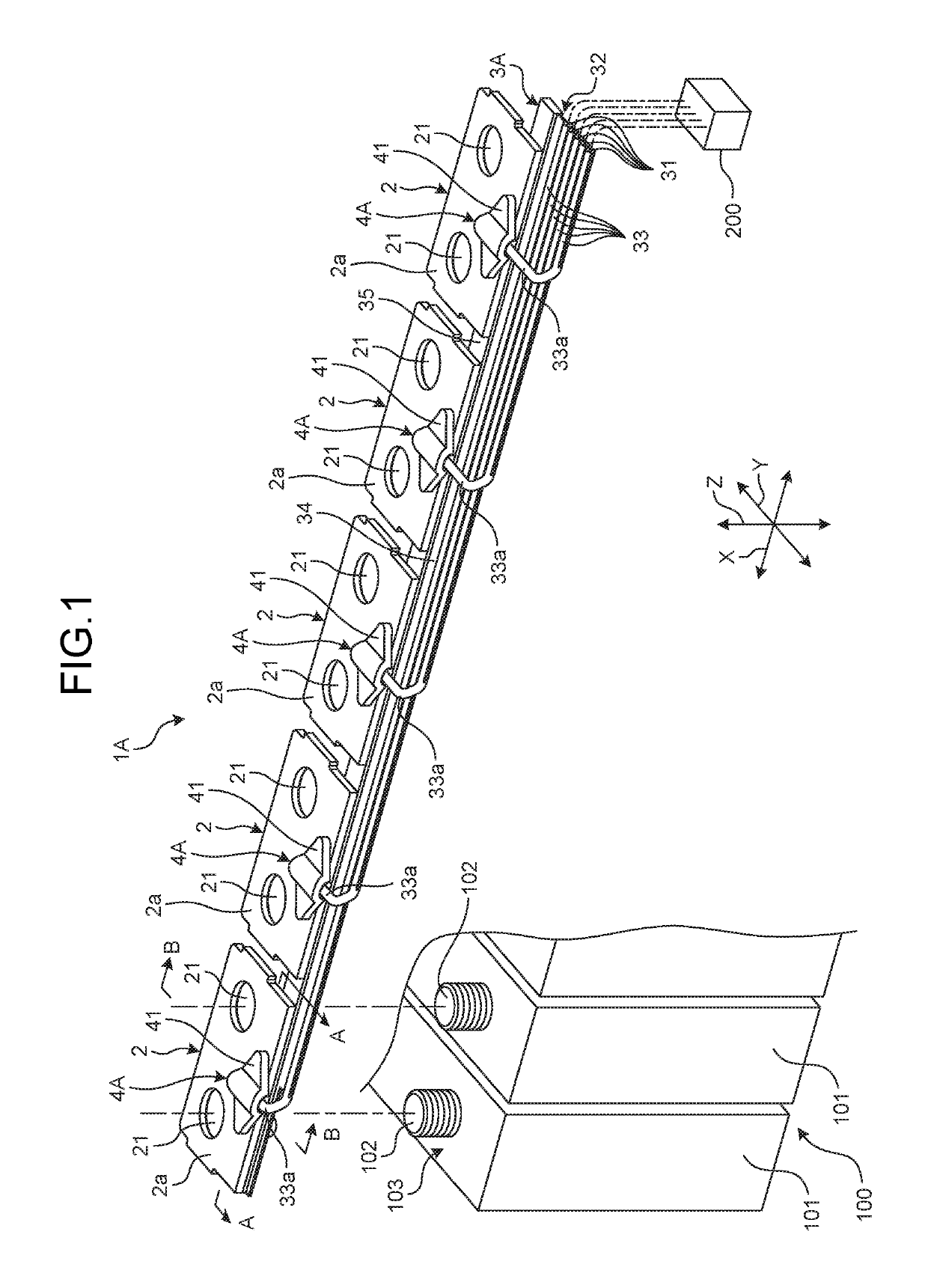 Conductor module for terminal