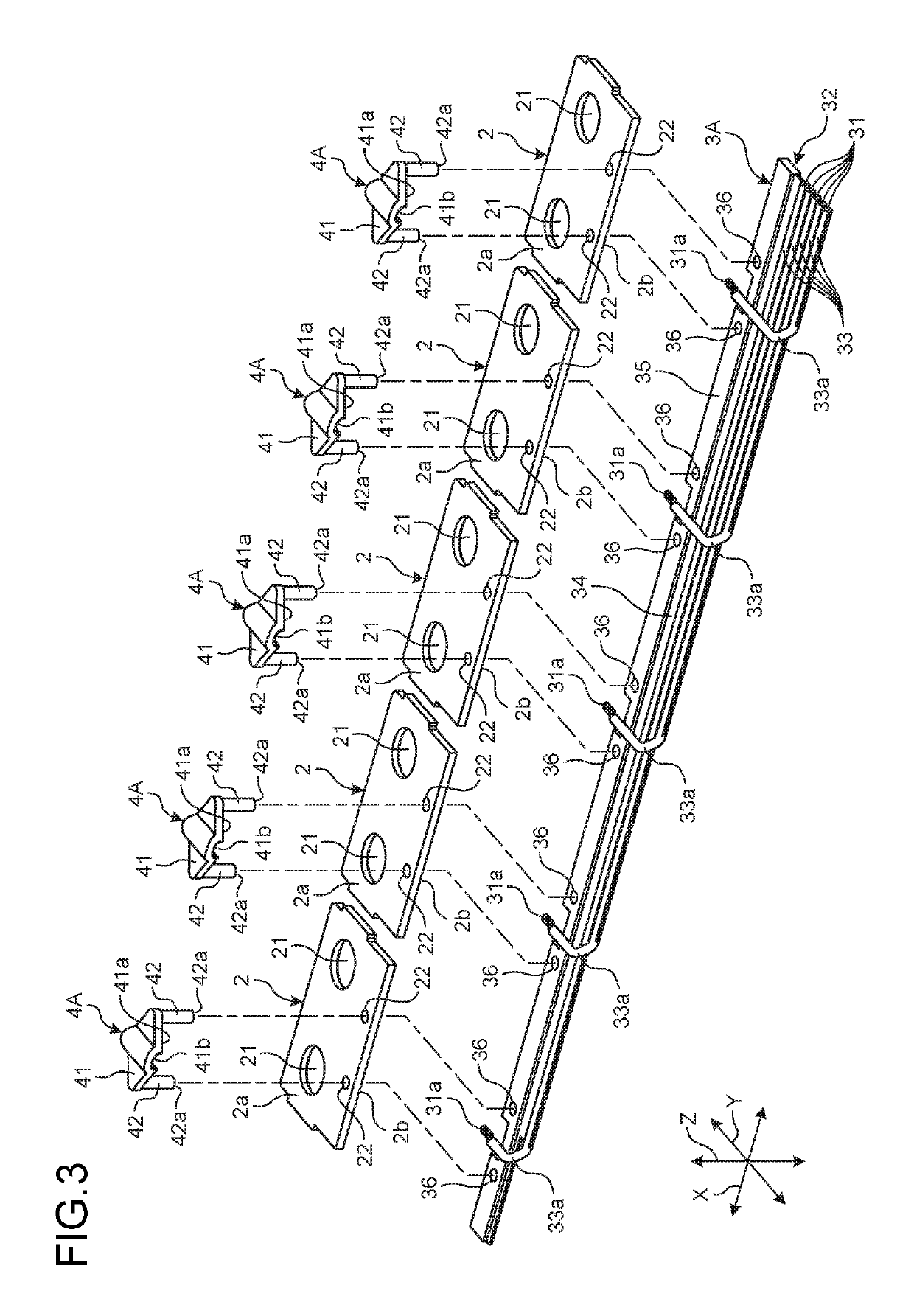 Conductor module for terminal