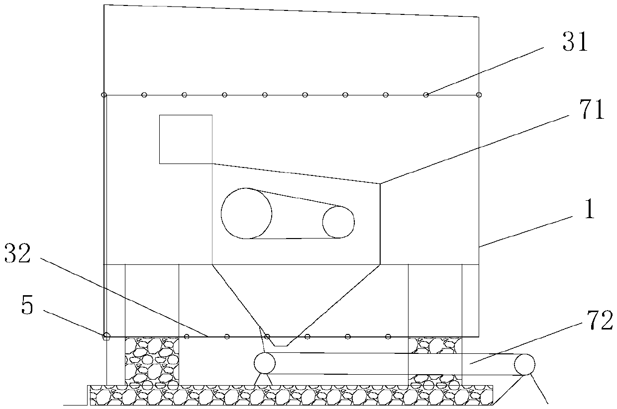 Dust suppression system and dust suppression method