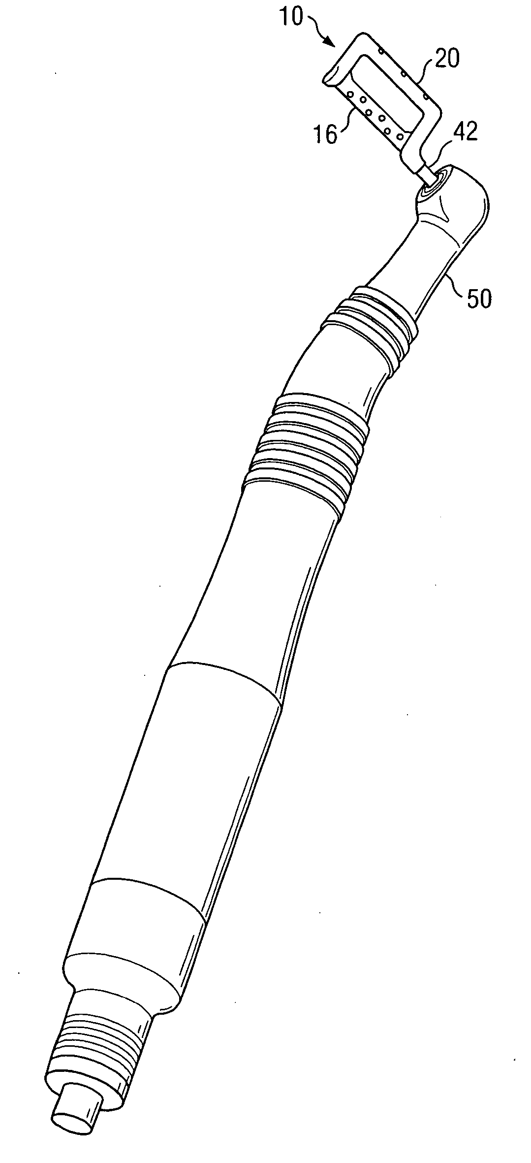 Apparatus and method for removing enamel from a person's tooth