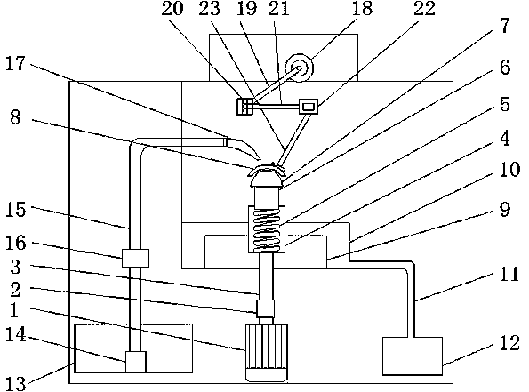 Polishing device for eliminating impression effect of aspheric reflector