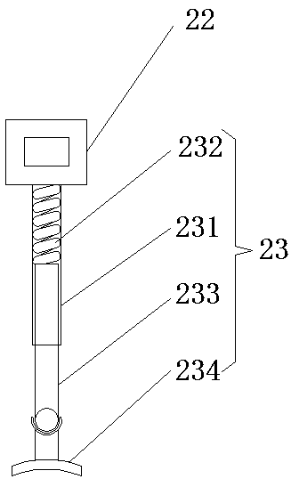 Polishing device for eliminating impression effect of aspheric reflector