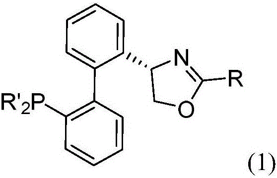 Chiral bidentate nitrogen-containing phosphine ligands and application thereof in asymmetric catalytic reaction