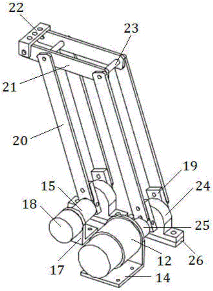 AGV device capable of achieving automatic stacking