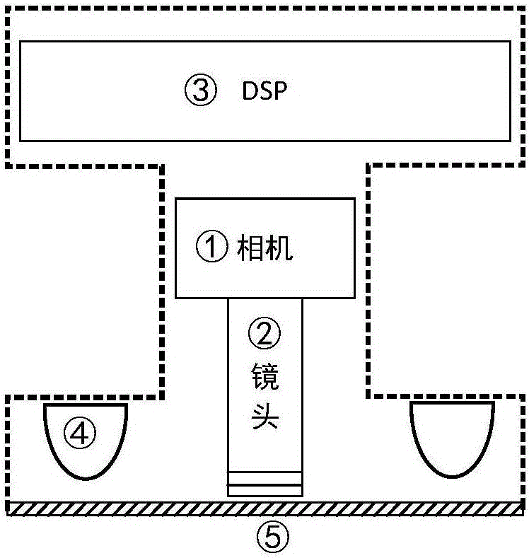 High-speed rail fastener detection and counting method and system based on machine vision