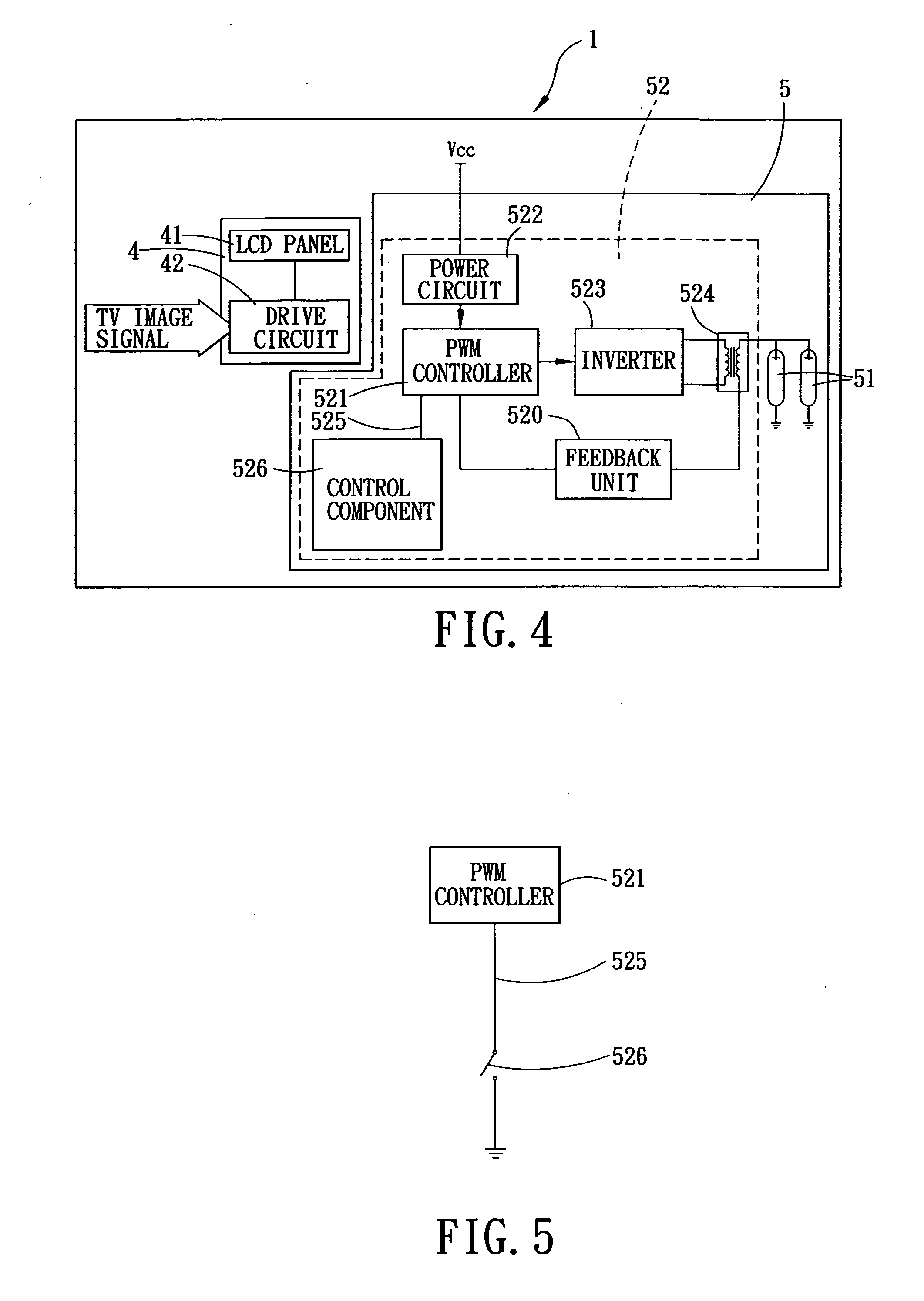 Television and back lighting source module capable of preventing harmonic interference