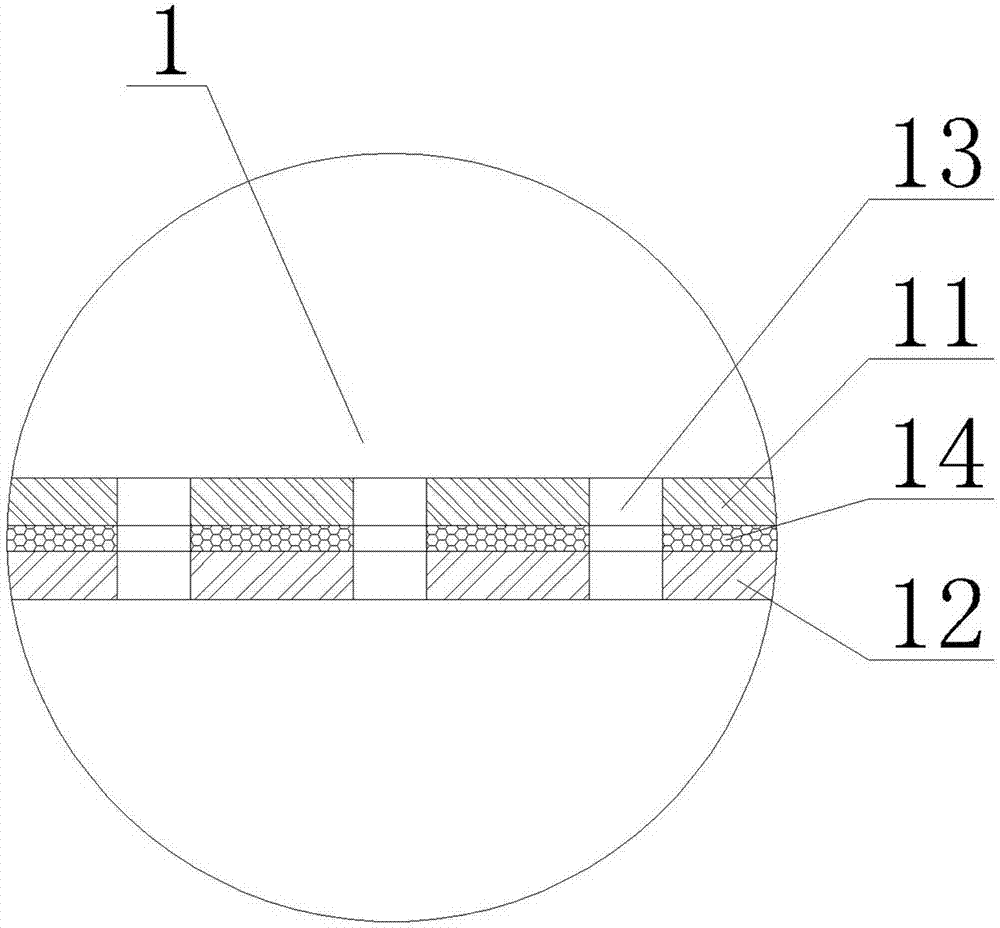 Indoor pasted perspective advertisement film and preparation method thereof