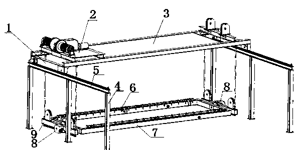 Laminated slab upending machine