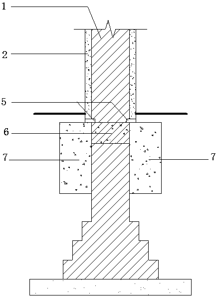 Sliding shock isolation device with ring beam masonry structure and construction method of sliding shock isolation device