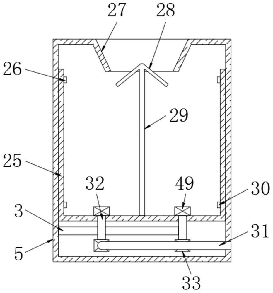 A water recycling system for garden landscape