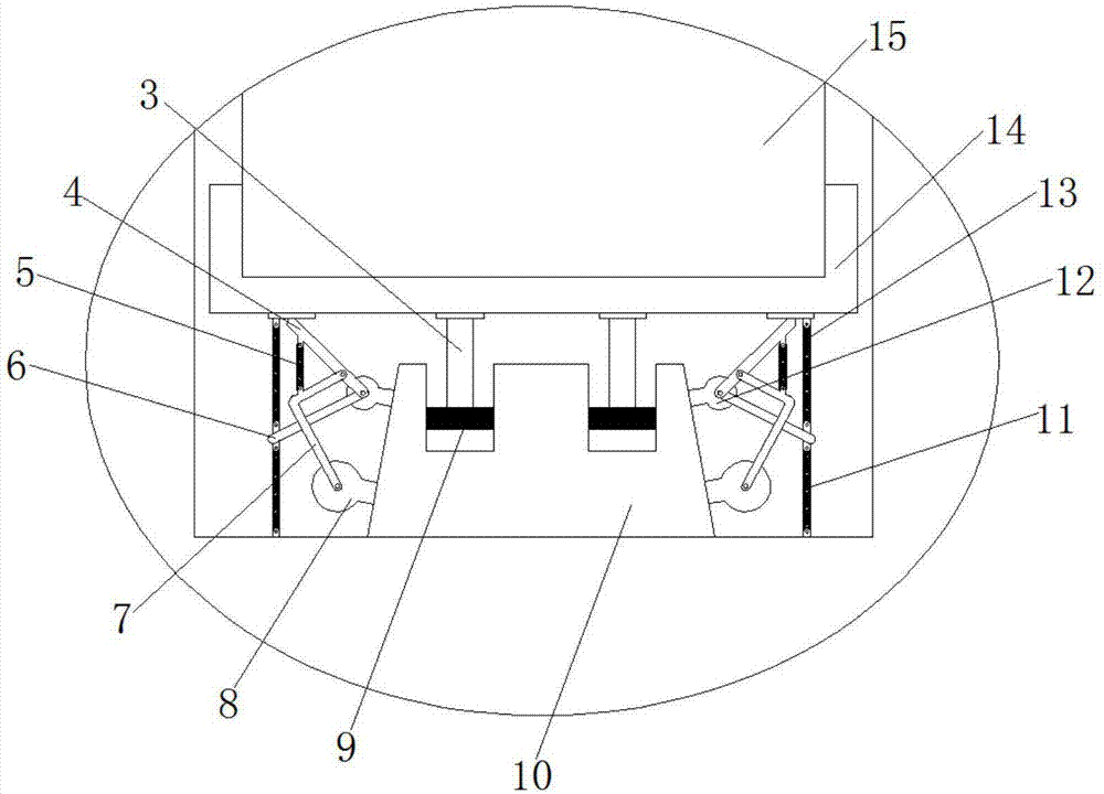 Roller compacted concrete dam internal prefabricated corridor structure with buckle connection and implementation method