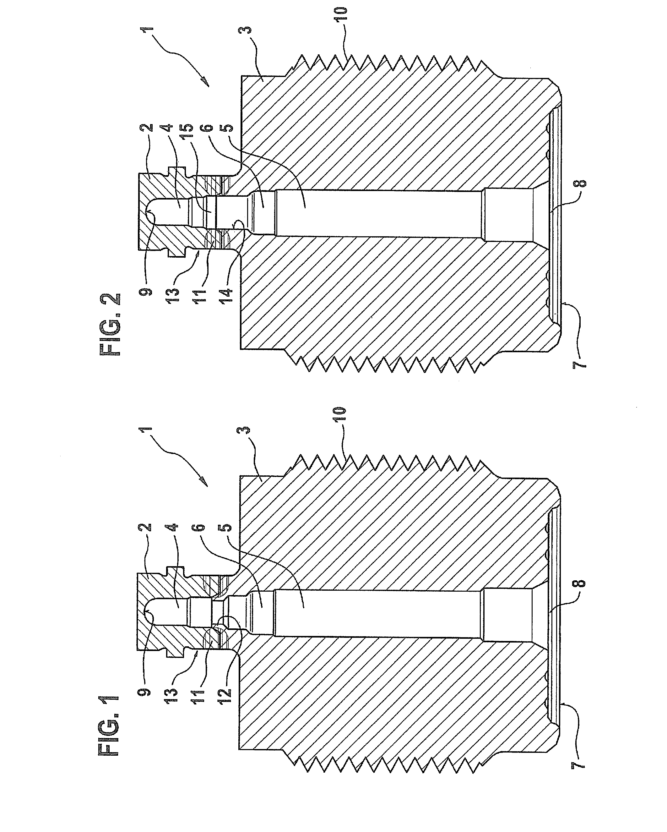 Method for producing a pressure sensor assembly and pressure sensor assembly