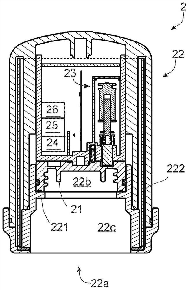 Access control device, method for controlling access to tank