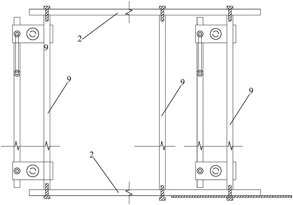 Inclined column steel bar positioning device