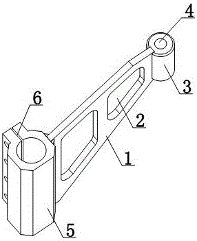 Building arc line scribing bar rotating frame