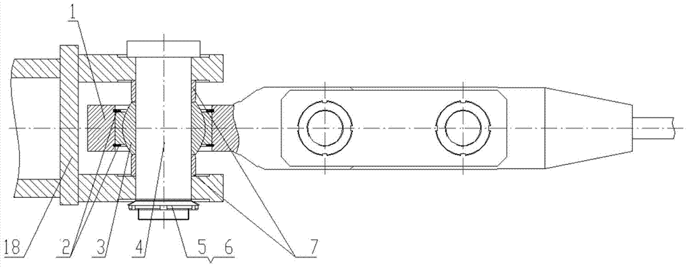 Cable-drive steel wire rope connecting device