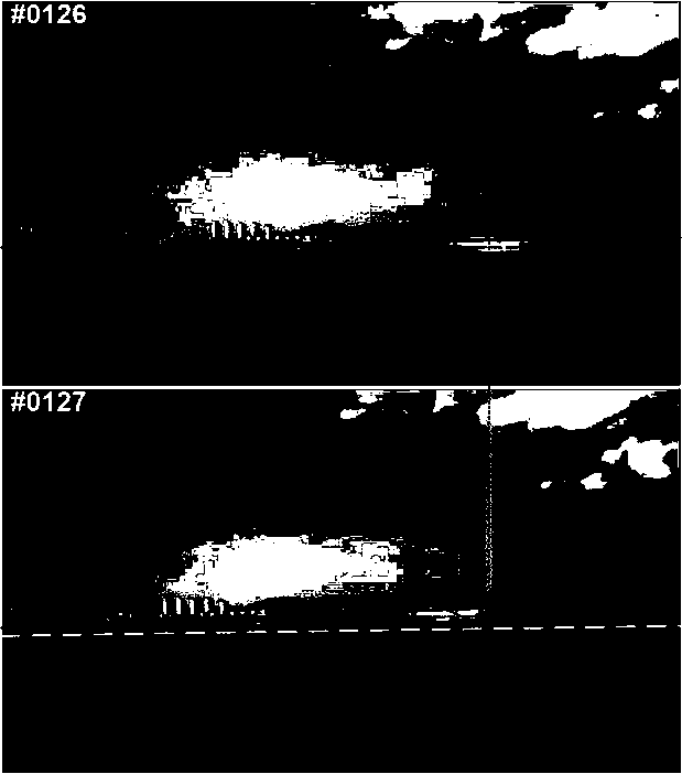 Adaptive tracking method for sea-surface target scale of unmanned ship in high sea state based coherent filtering