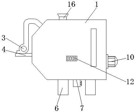 Drying device for processing potassium chlorate