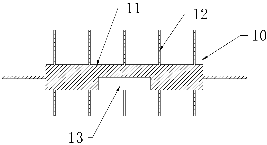 Temperature signal detecting device