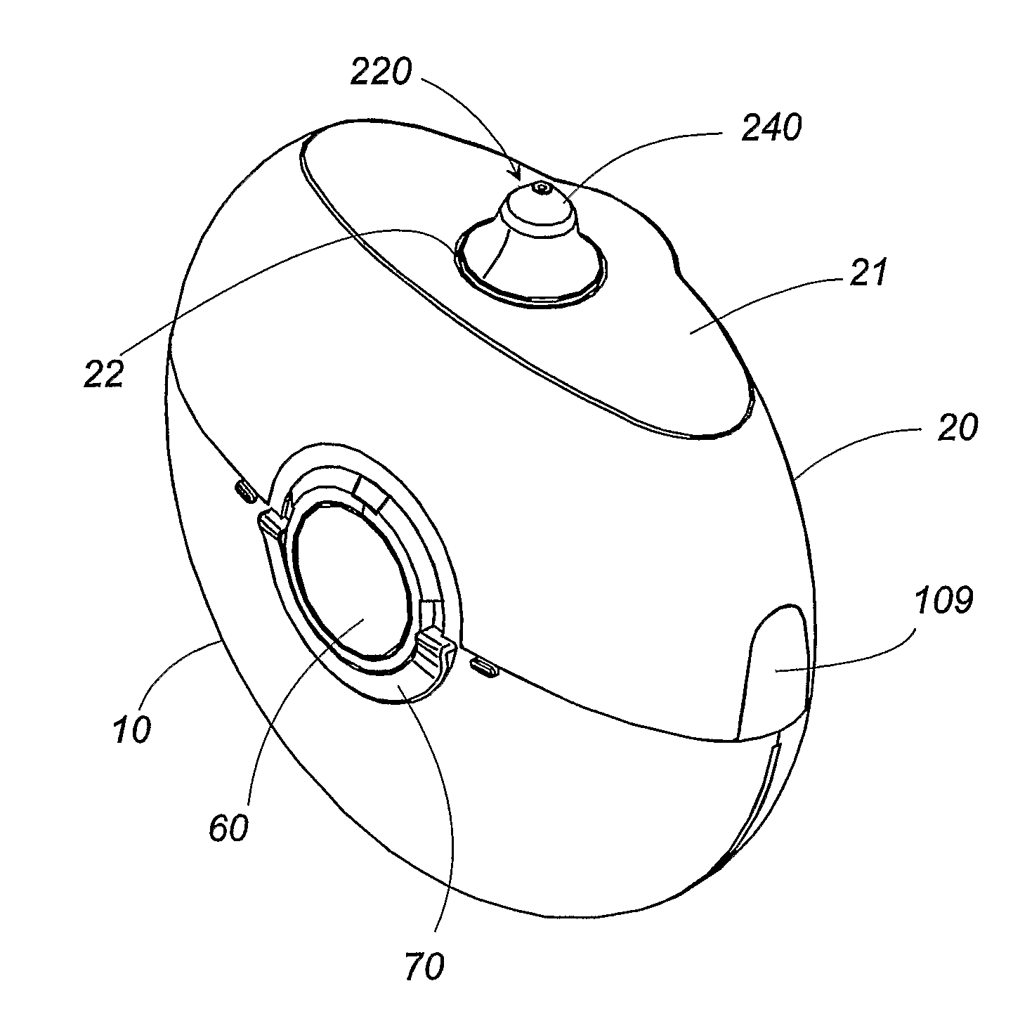 Electrostatic spraying device