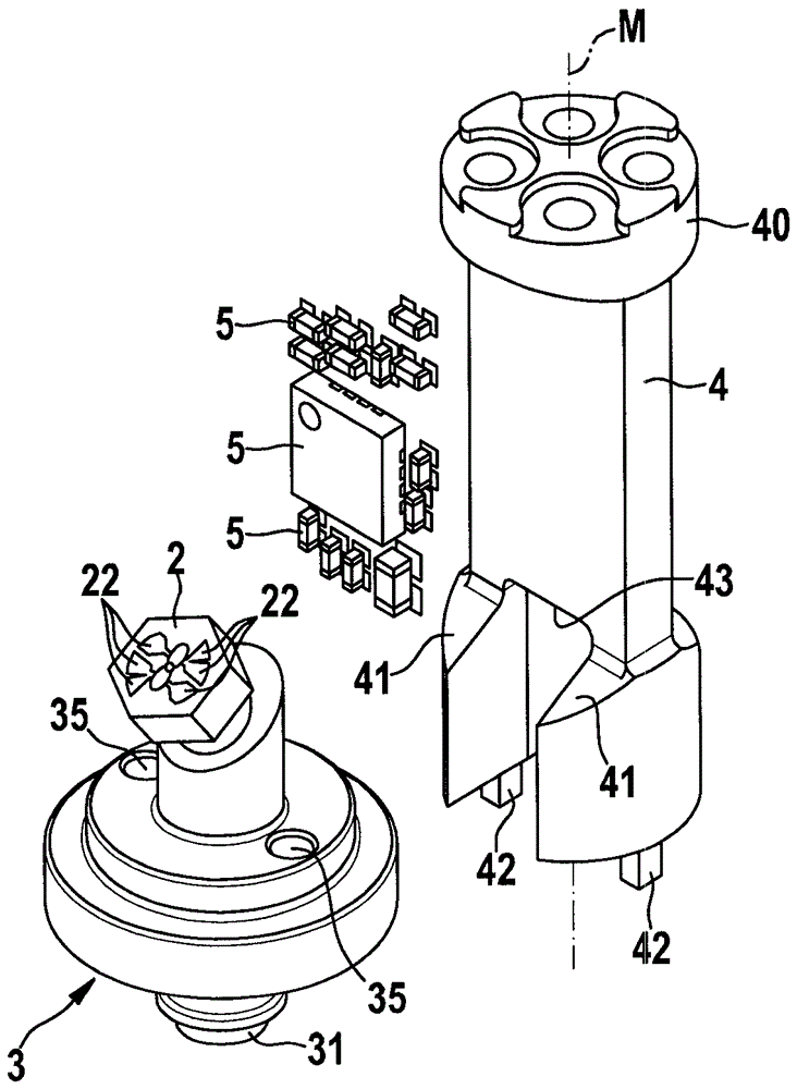 Pressure sensor for detecting the pressure of the medium