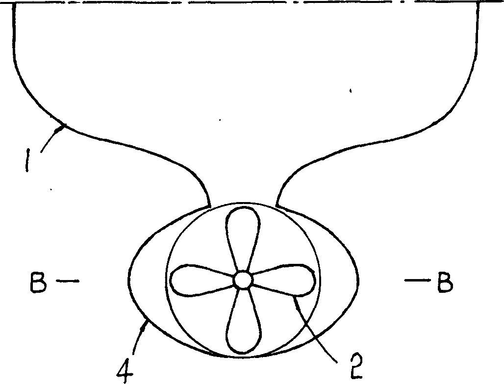 Speed-increasing and low consumption device of ship