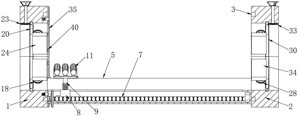 Self-service nursing device for leg blood vessels