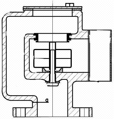 Large-diameter marine air pipe head