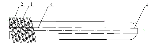 Porous tantalum rod