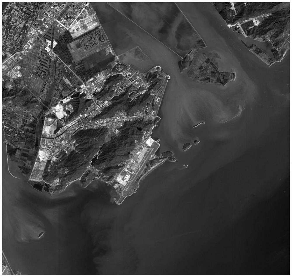 Remote sensing image fusion method, system, equipment and medium based on characteristic ratio index