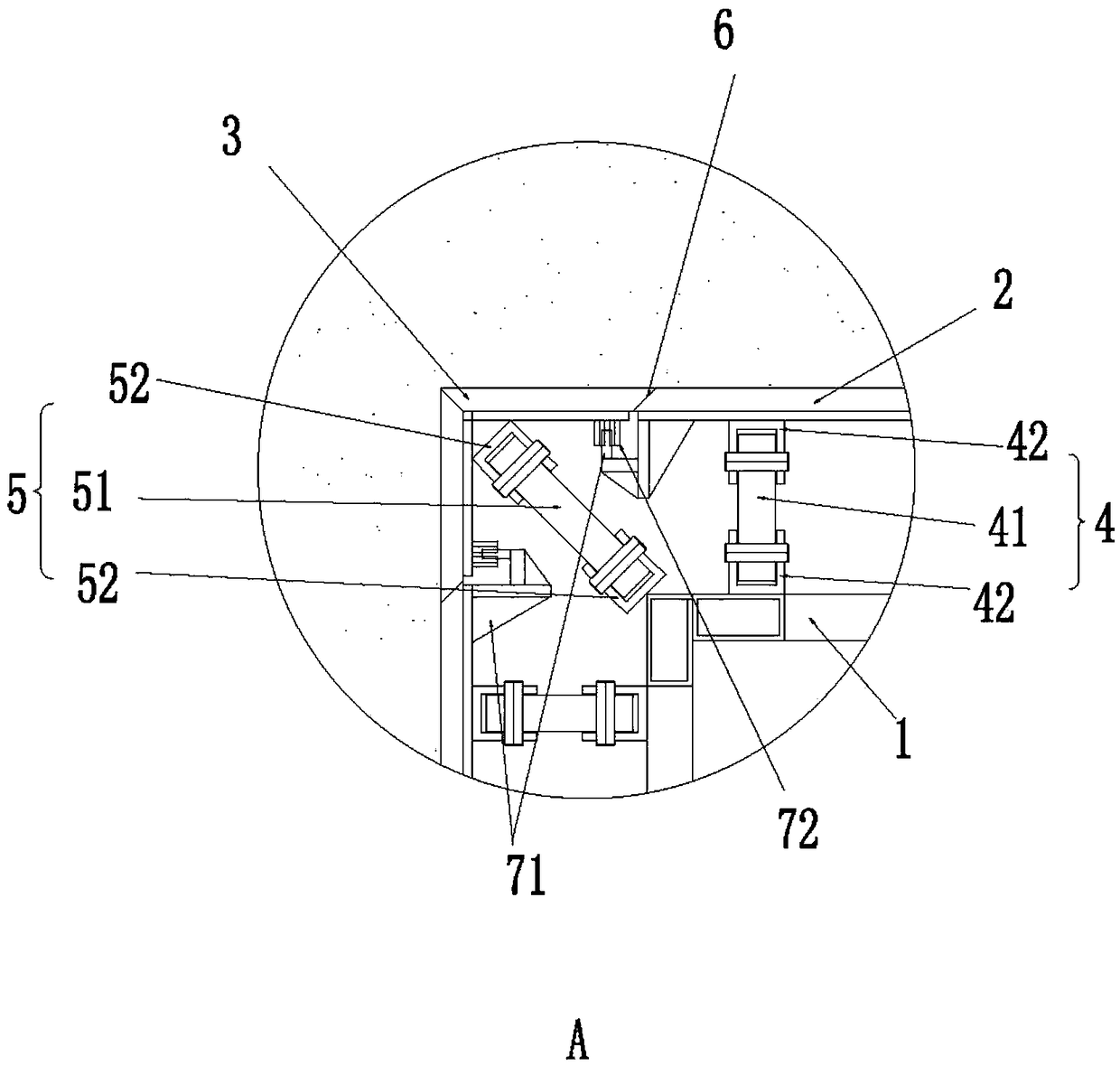 Building automatic formwork connecting system and precise positioning system thereof