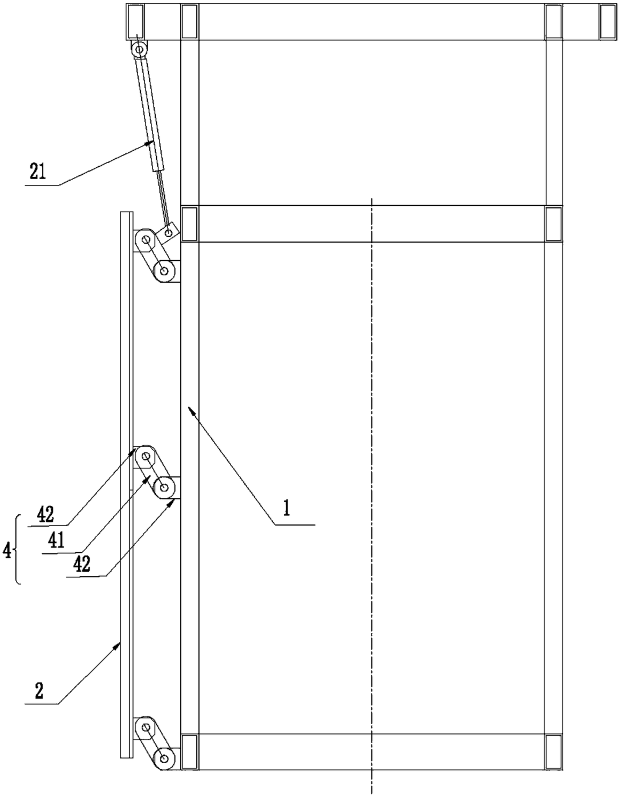 Building automatic formwork connecting system and precise positioning system thereof