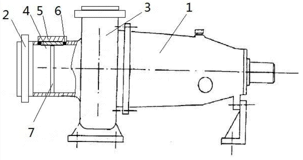 Water pump with blowdown discharge outlet