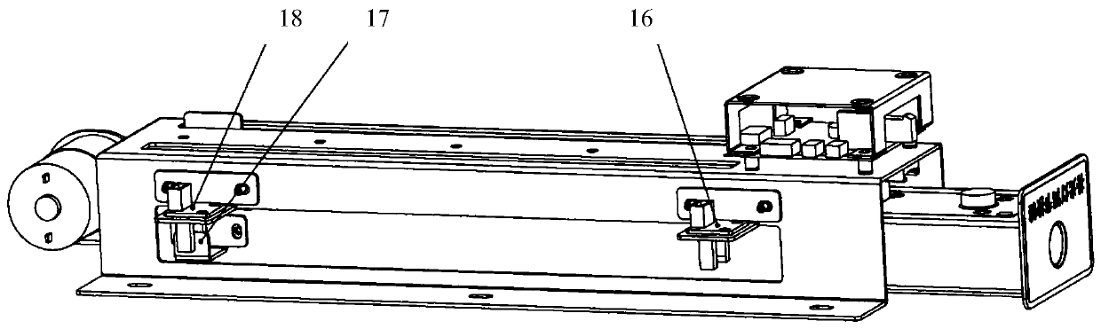 Electric telescopic high-speed photographic apparatus mechanism on self-service equipment