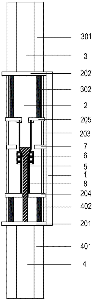 Pipe expanding machine for producing variable thickness steel pipe