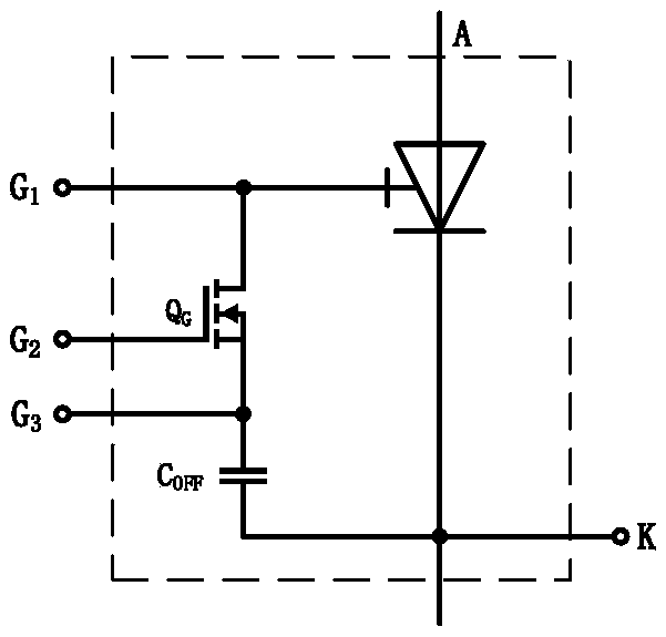 Press fitting structure applied to pressure welding type MOSFETs