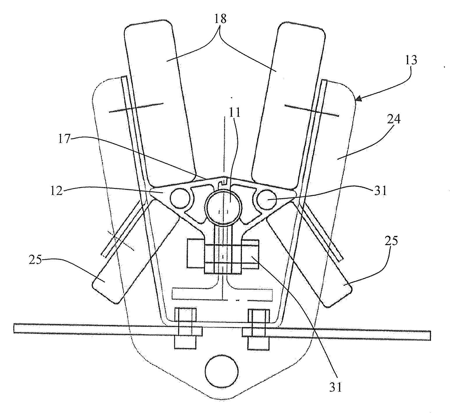 Device for suspending and moving an object or person