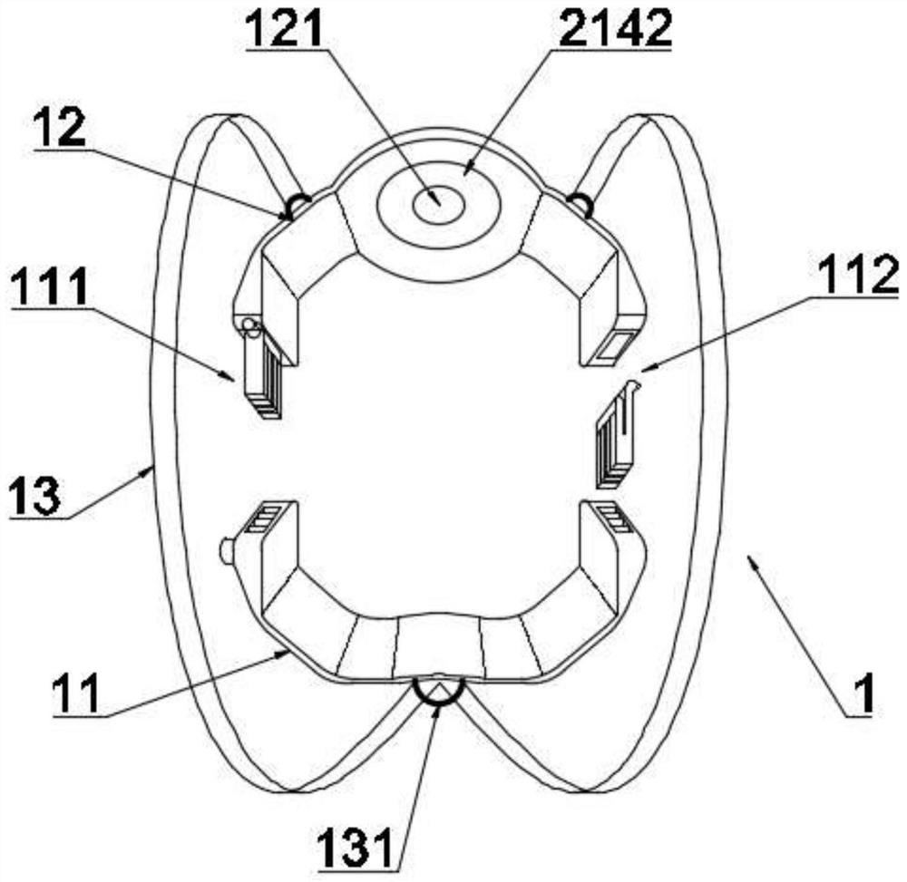 A kind of incision healing nursing device for caesarean section pregnant women