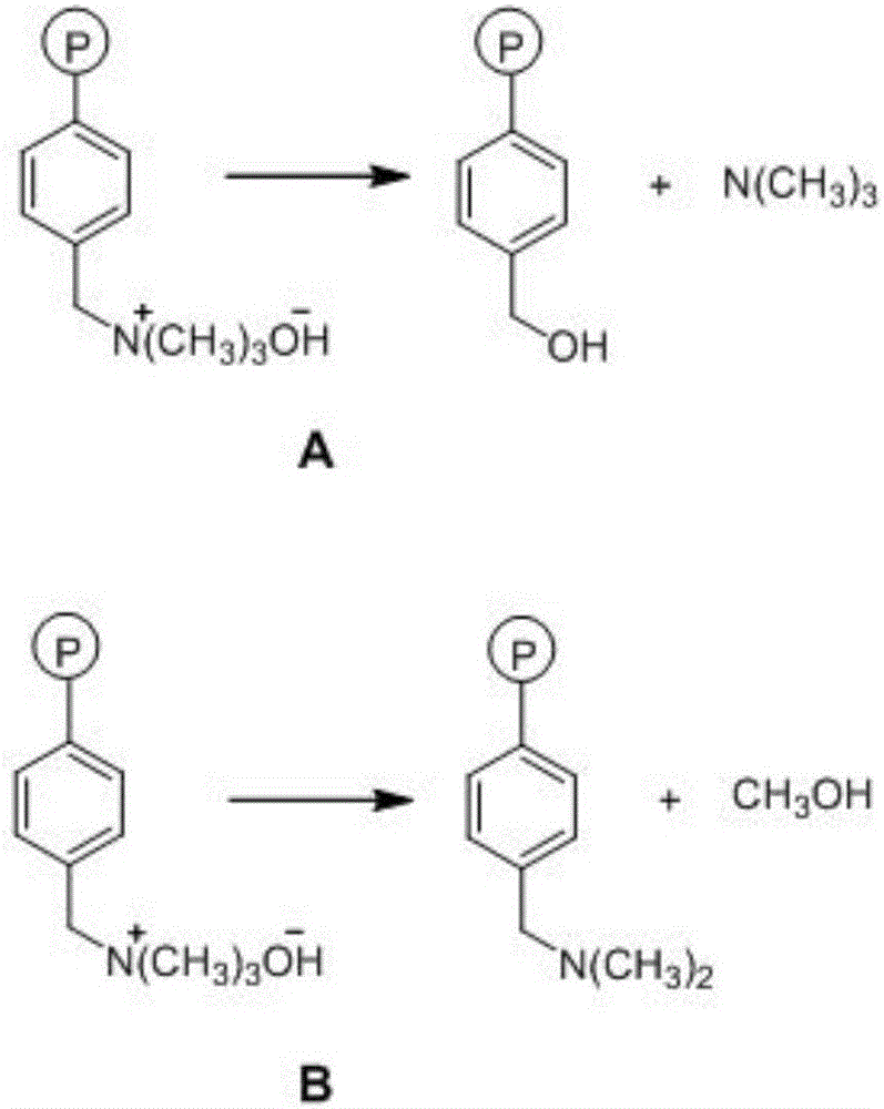 A kind of preparation method of high temperature resistant strong alkali type anion exchange resin