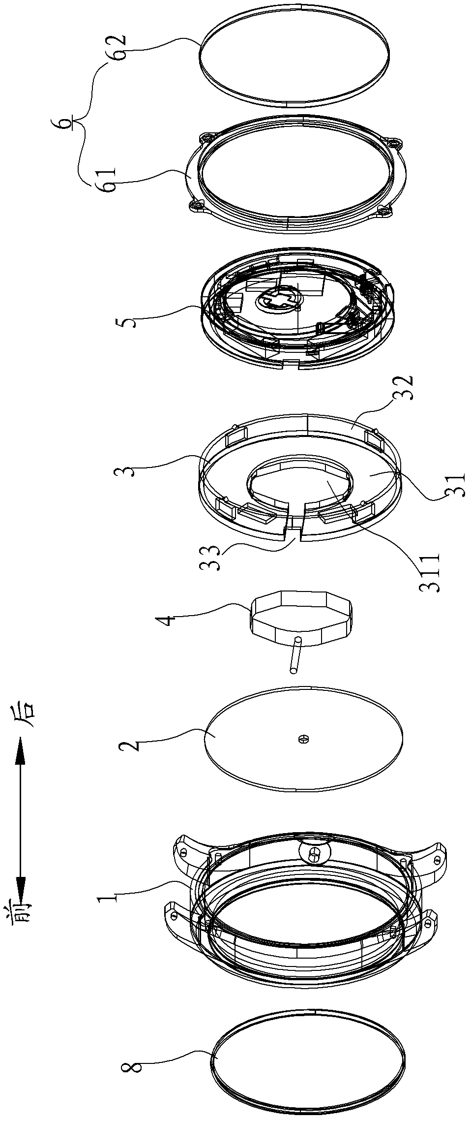 Watch with function of vehicular intelligent key