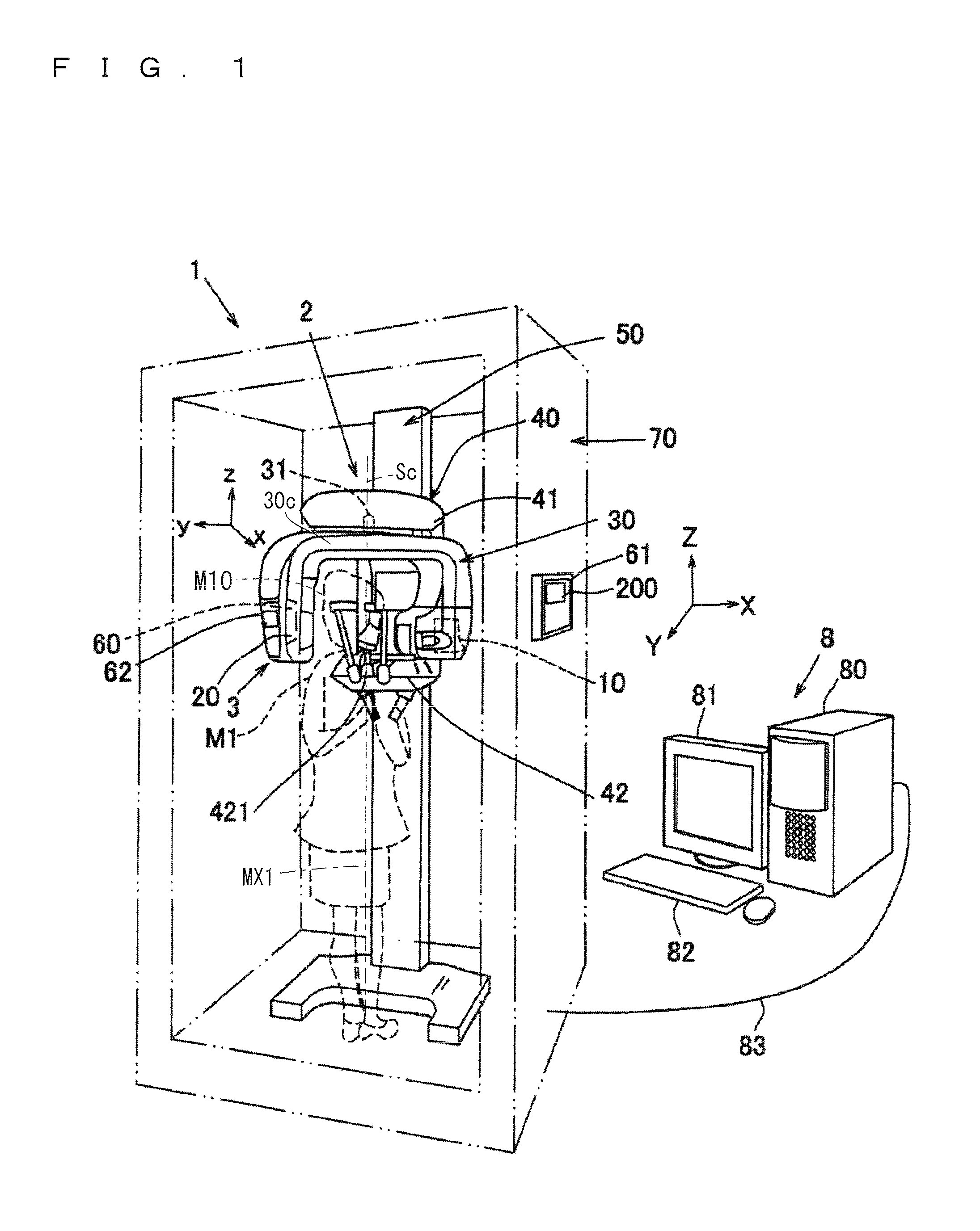 X-ray photography apparatus