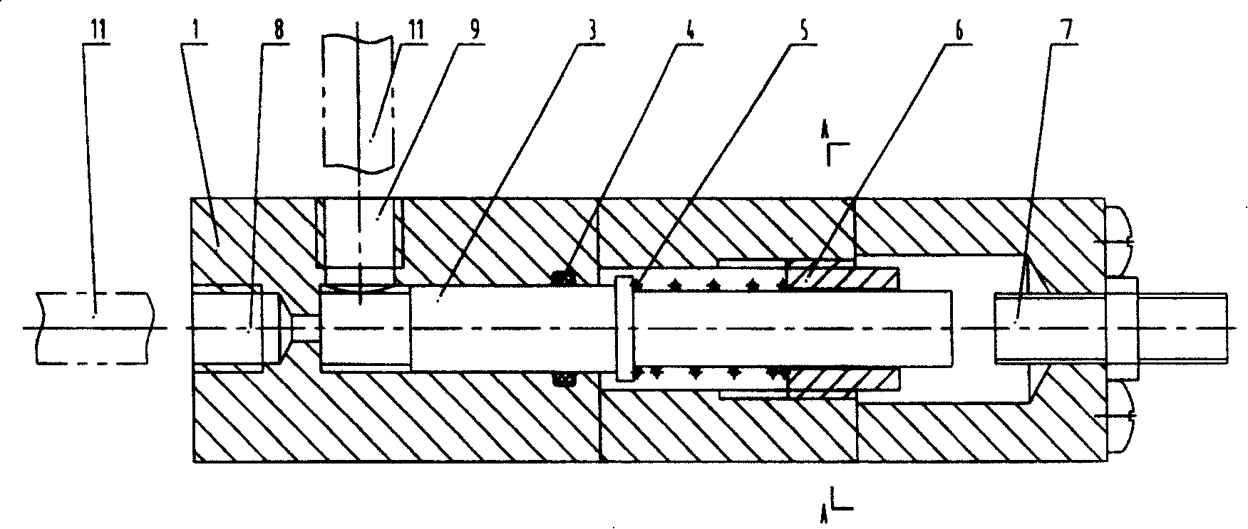 Agitator shaft end seal failure diagnosis apparatus