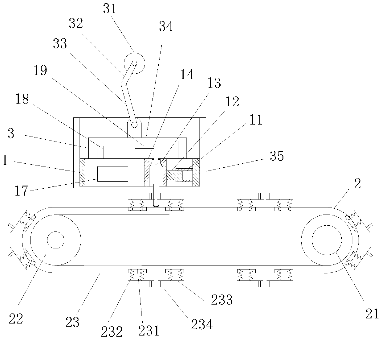 A kind of automatic bottle blowing equipment